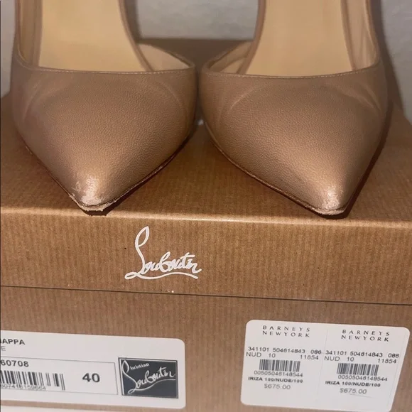 Christian Louboutin Nude Pointed Pumps - Picture 10 of 10